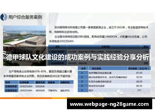 德甲球队文化建设的成功案例与实践经验分享分析