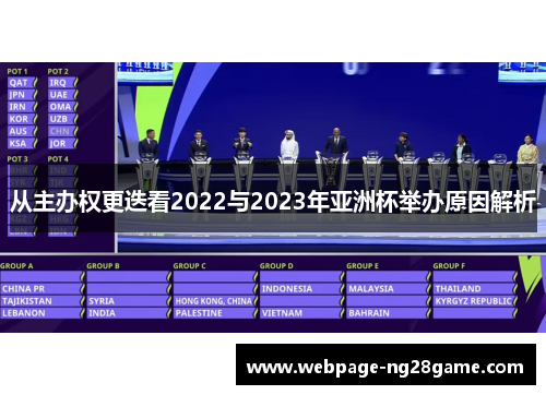 从主办权更迭看2022与2023年亚洲杯举办原因解析