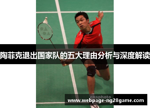 陶菲克退出国家队的五大理由分析与深度解读